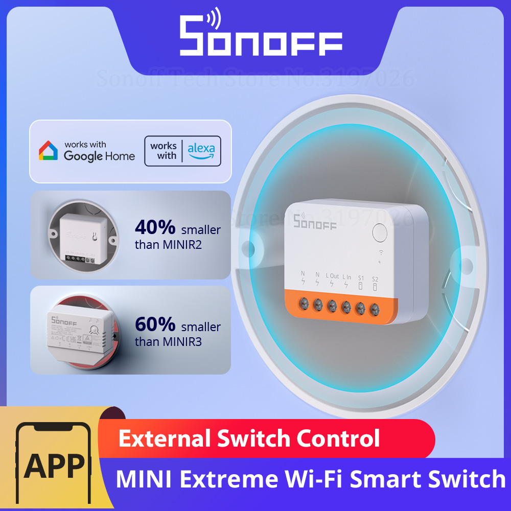 Sonoff Basic Switch - SONOFF MINIR4 Extreme Wi-Fi Smart Switch