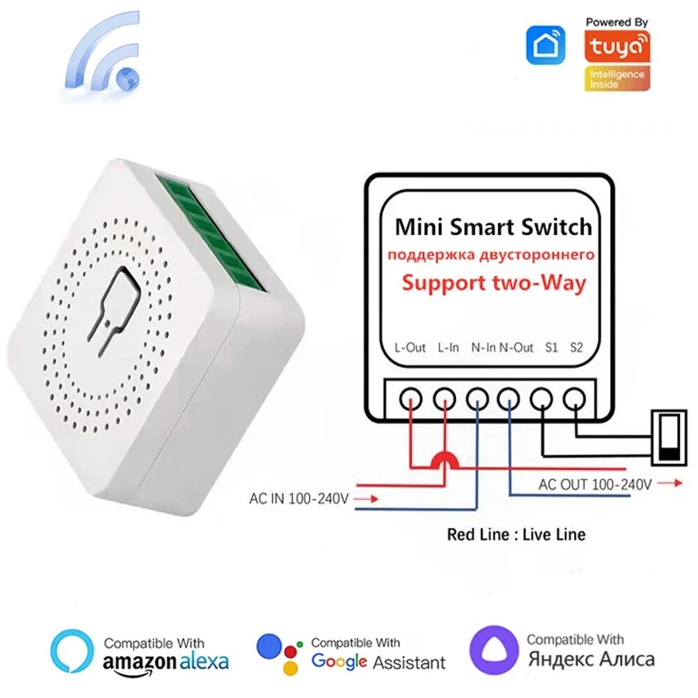 Home Automation Ideas - Tuya Mini 16A WiFi Switch Smart