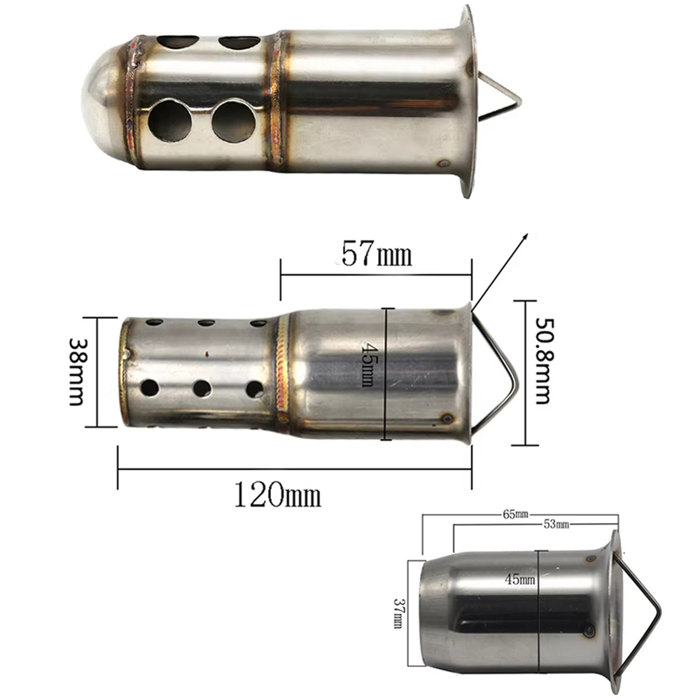 Ir Blaster Universal - Alconstar- 51mm/60mm Universal Inlet Motorcycle Exhaust
