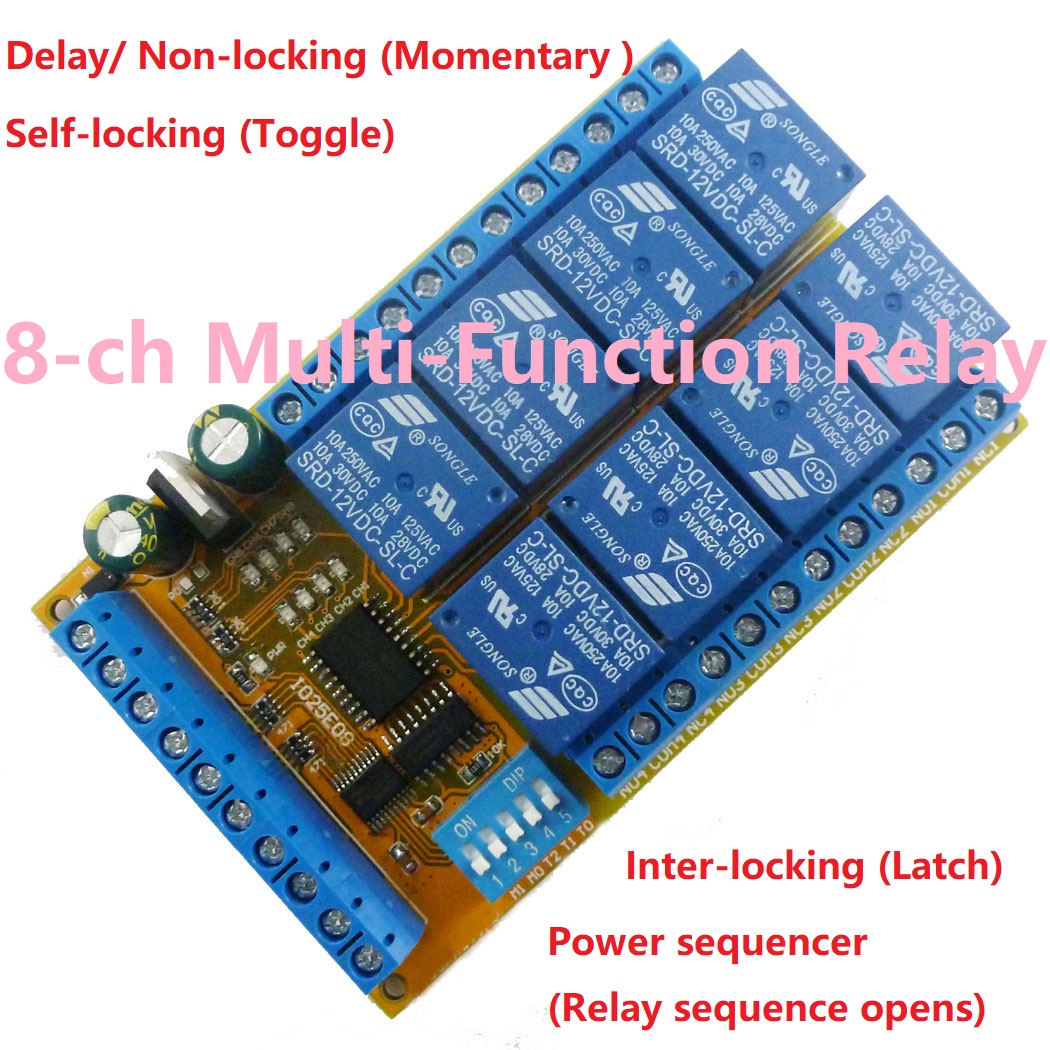 DC 5V 12V 24V 8 Channels Multi - Shelly Relay Module ulasan dan harga