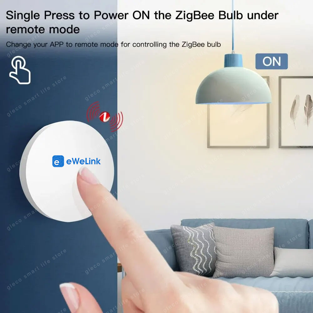 New Zigbee Button Scene Switch - Home Automation Ideas ulasan dan harga