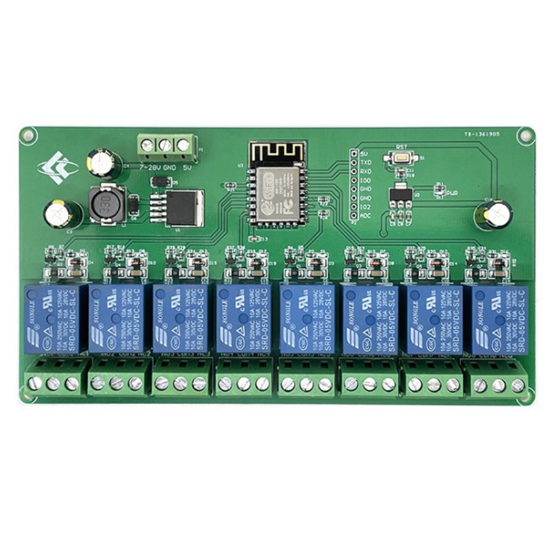 ESP8266 WIFI 8 Channel Relay M - Relay 8 Channel Board ulasan dan harga