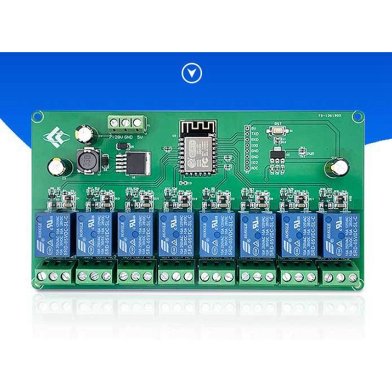 ESP8266 WIFI 8 Channel Relay M - Relay 8 Channel Board ulasan dan harga