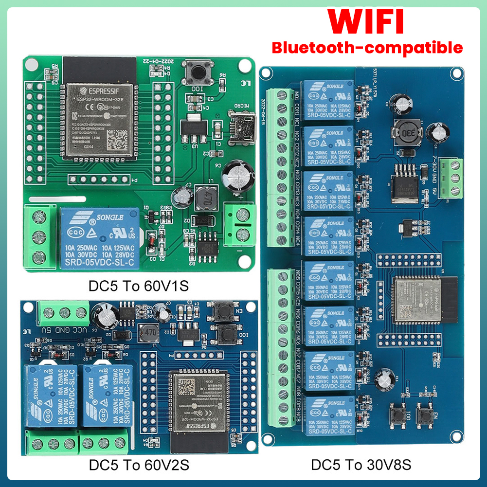 ESP32 Power Supply Module 1/2/ - Relay 8 Channel Board ulasan dan harga