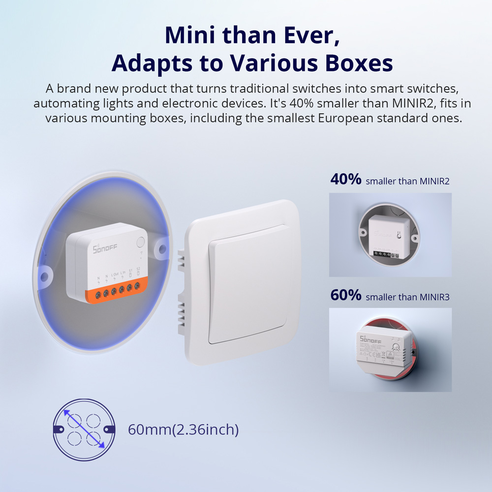 SONOFF MINIR4 Extreme Wi-Fi Sm - Sonoff Basic Switch ulasan dan harga