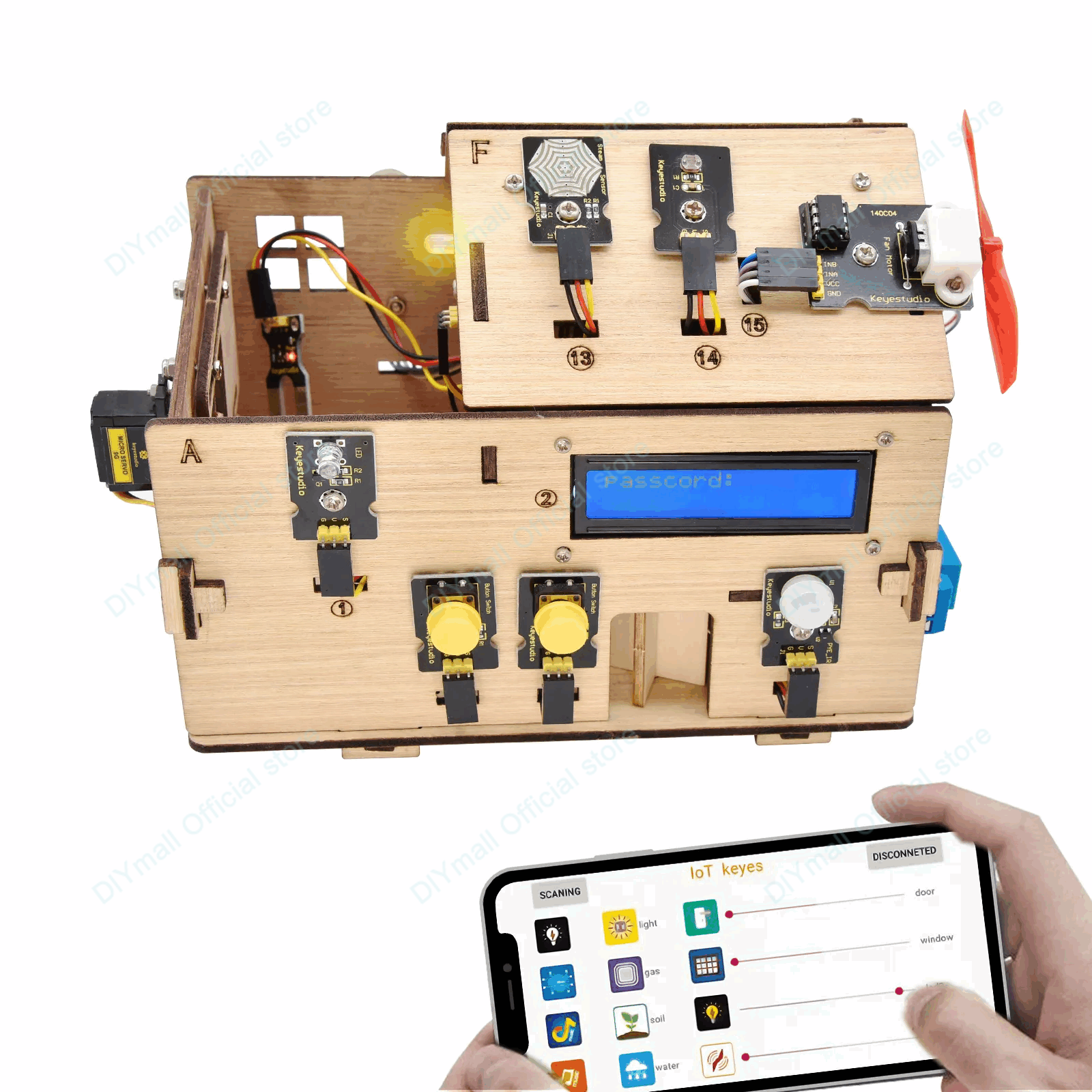 Keyestudio Smart IoT Home Kit  - Home Automation Arduino ulasan dan harga