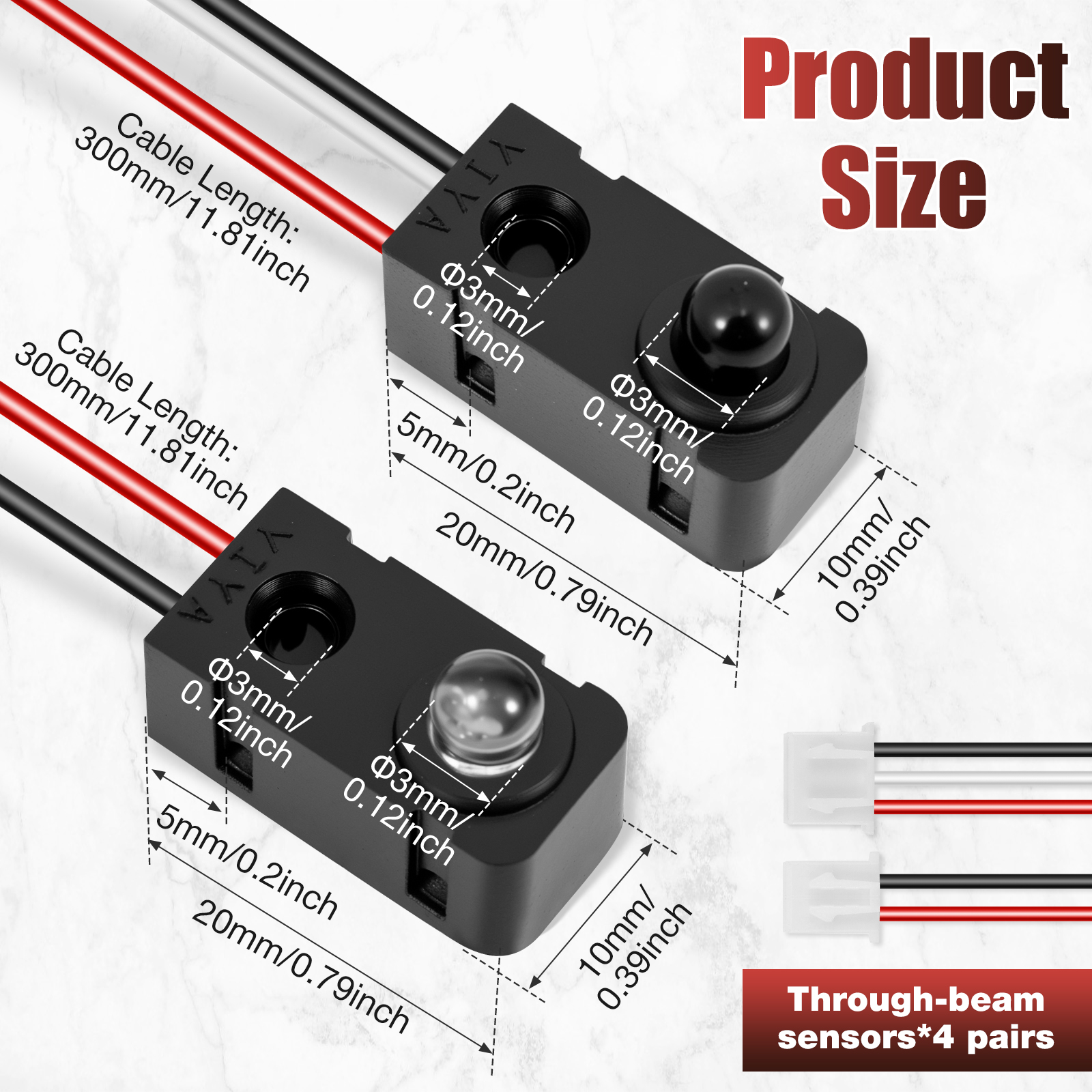 4 Pairs Infrared Break Beam Se - Diy Automation Projects ulasan dan harga