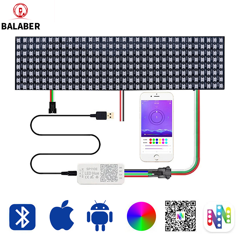 WS2812B SMD5050 RGB Panel LED  - Rgb Led Matrix 8X8 ulasan dan harga