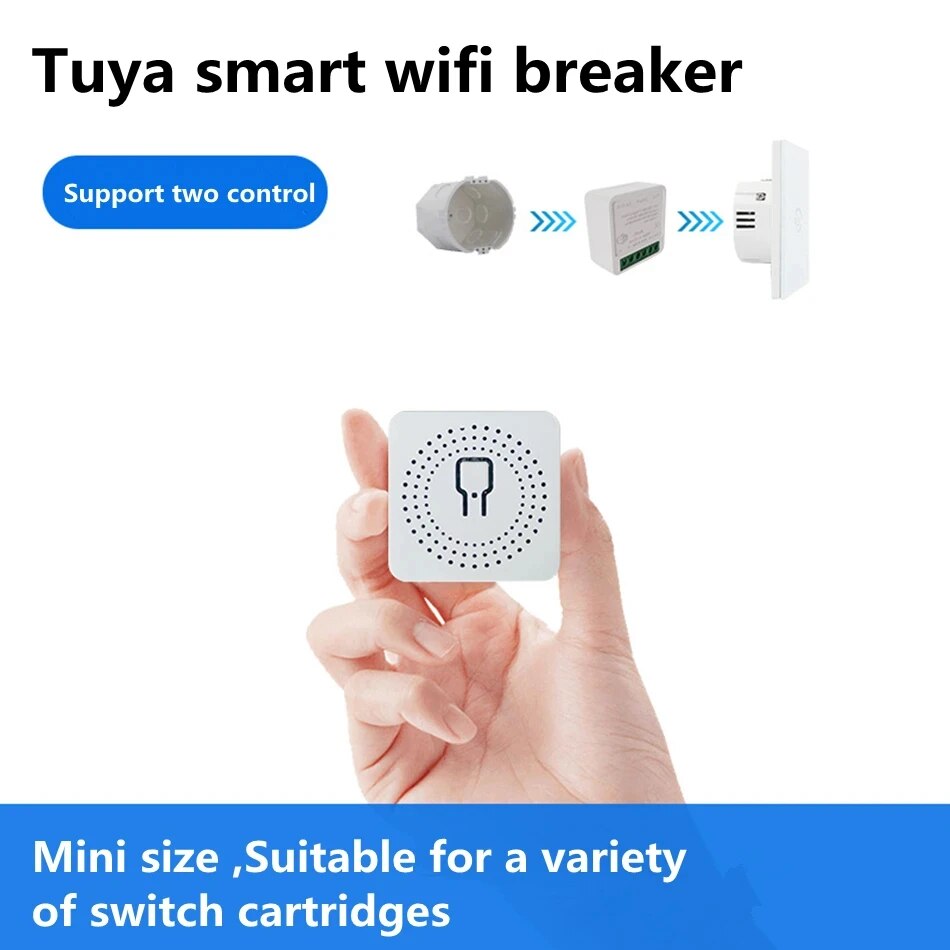 Tuya Mini 16A WiFi Switch Smar - Home Automation Ideas ulasan dan harga