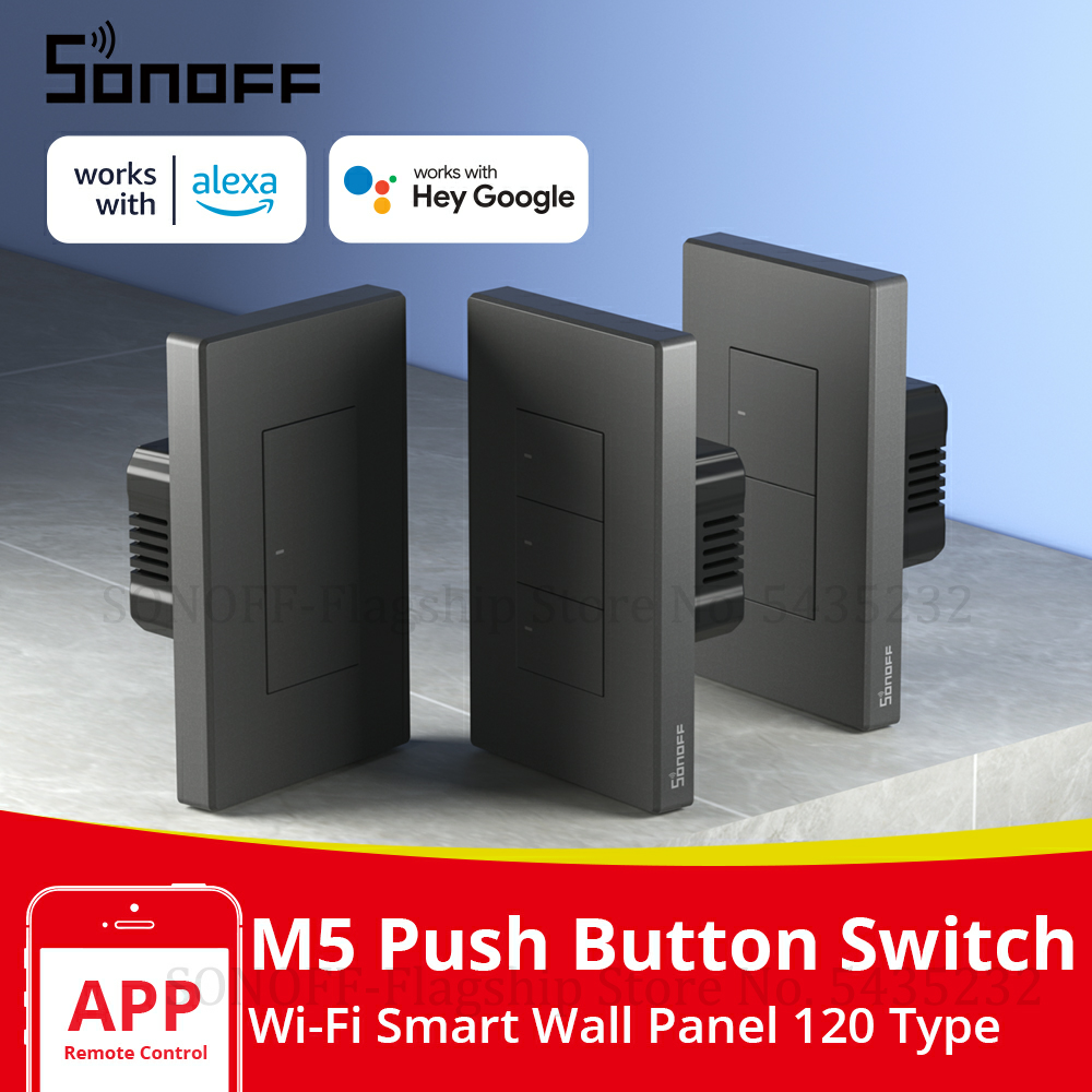 SONOFF M5 SwitchMan Smart Wall - Sonoff Basic Switch ulasan dan harga