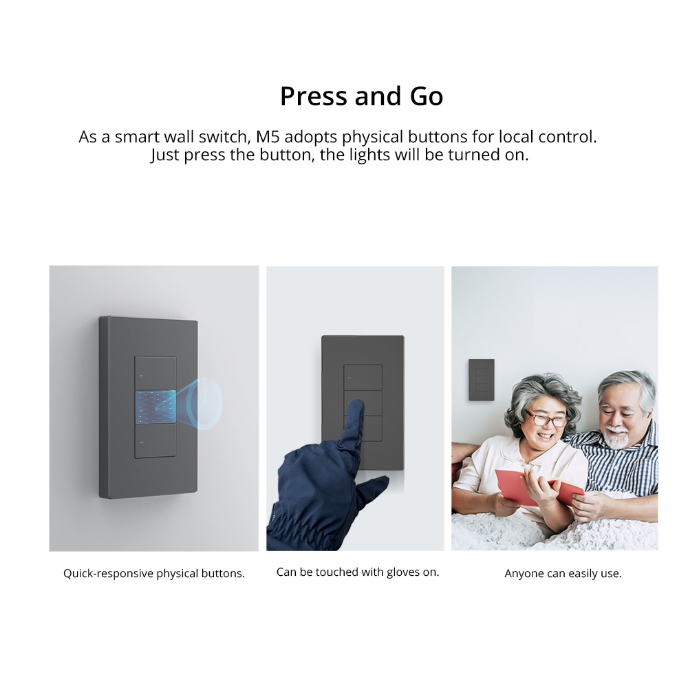 SONOFF M5 SwitchMan Smart Wall - Sonoff Basic Switch ulasan dan harga
