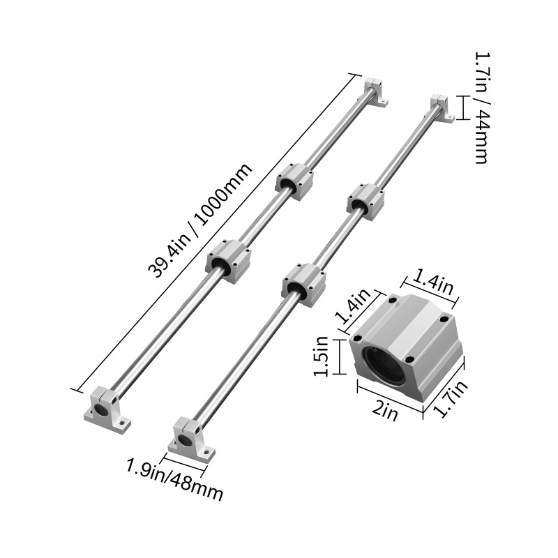 Linear Guide Rail Set, SFC16 1 - Diy Automation Projects ulasan dan harga