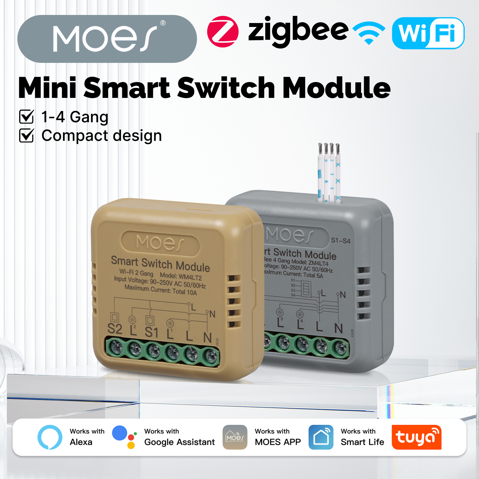 MOES Tuya WiFi Zigbee Mini DIY - Home Automation Ideas ulasan dan harga