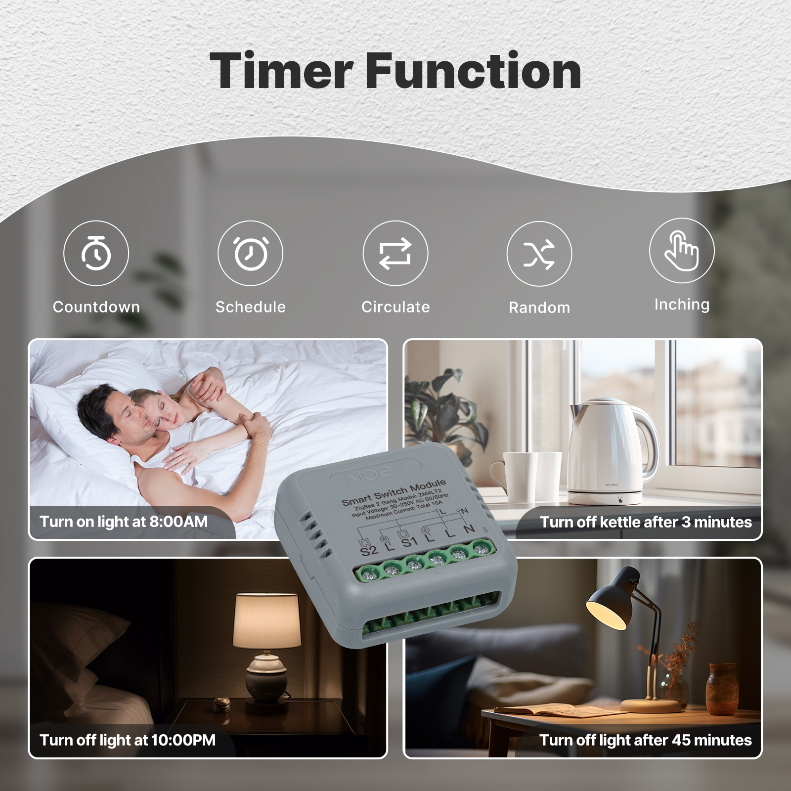 MOES Tuya WiFi Zigbee Mini DIY - Home Automation Ideas ulasan dan harga