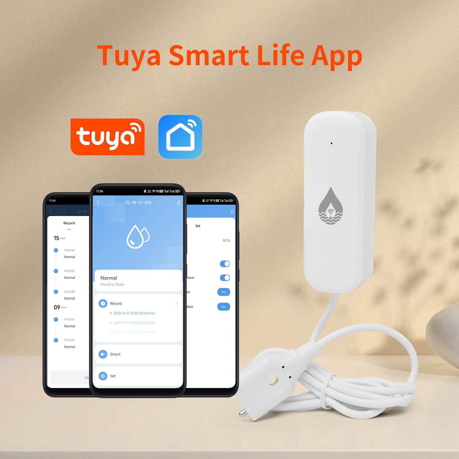 YFK Tuya WiFi Water Leakage Se - Home Automation Ideas ulasan dan harga