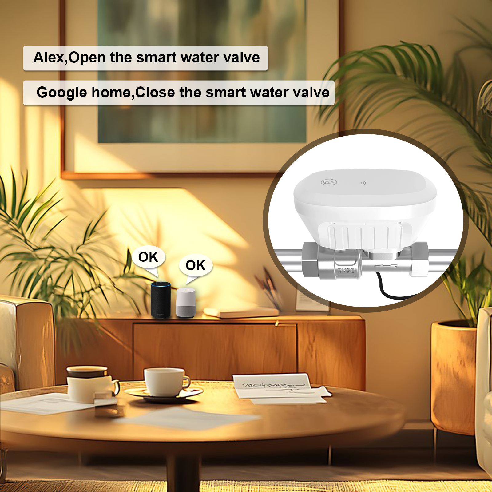 Tuya Smart WiFi Water Valve Wa - Home Automation Ideas ulasan dan harga