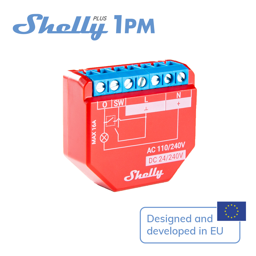 Shelly Plus 1PM Smart Home Lif - Shelly Relay Module ulasan dan harga