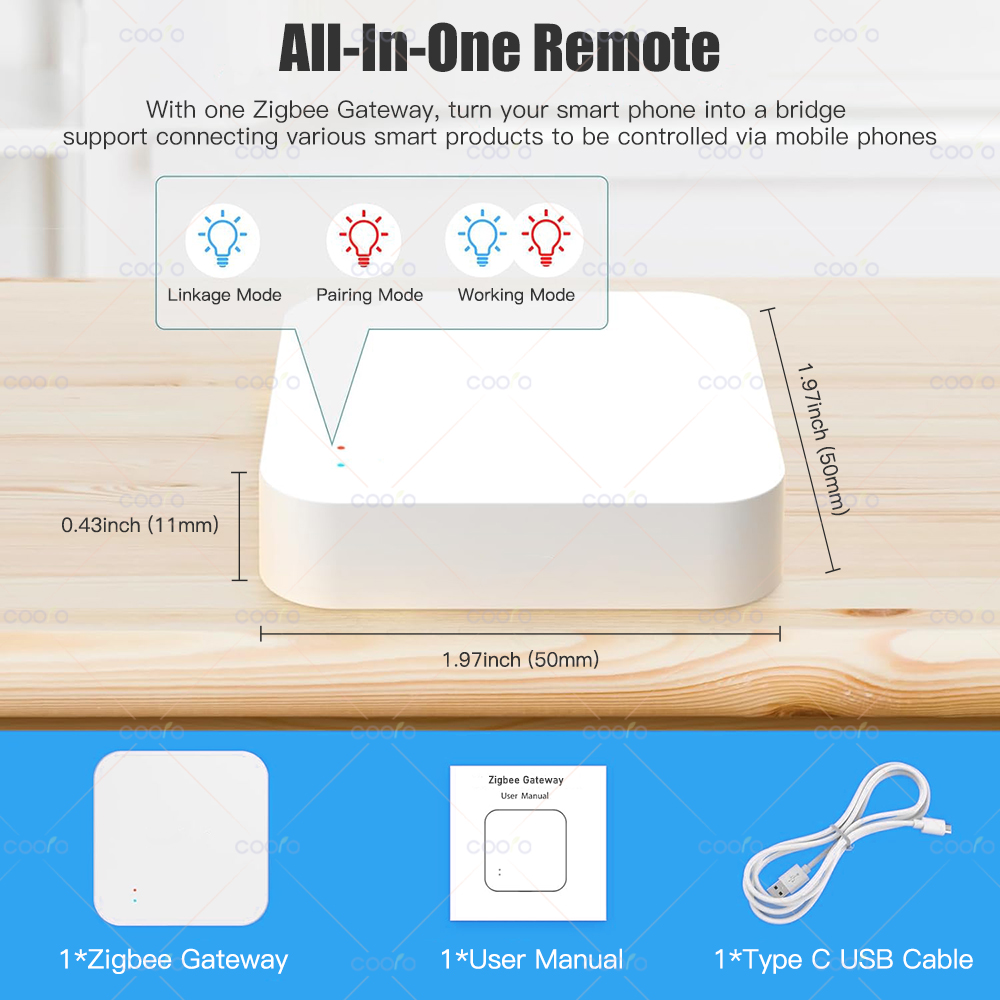 Zigbee 3.0 Gateway Hub Smart H - Home Automation Ideas ulasan dan harga