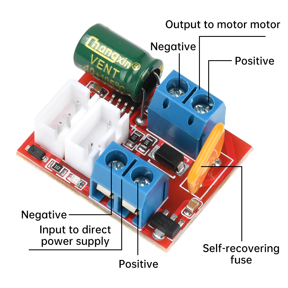 DC Motor PWM Speed Controller  - Level Shifter 3.3V ulasan dan harga